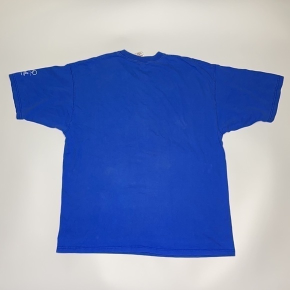 Vintage Olympics Nagano 1998  Downhill Skiing Blue Tshirt XL - Picture 9 of 9